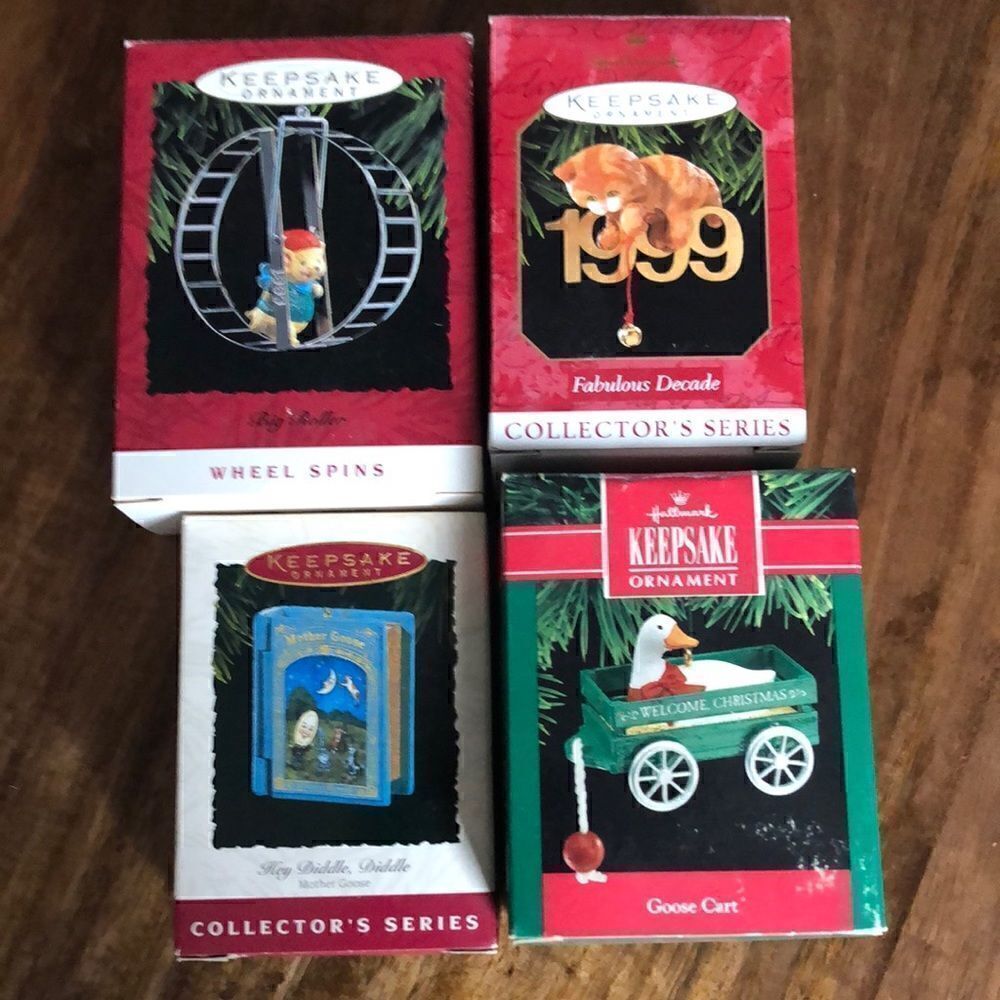 Hallmark Keepsake 4 ornaments 